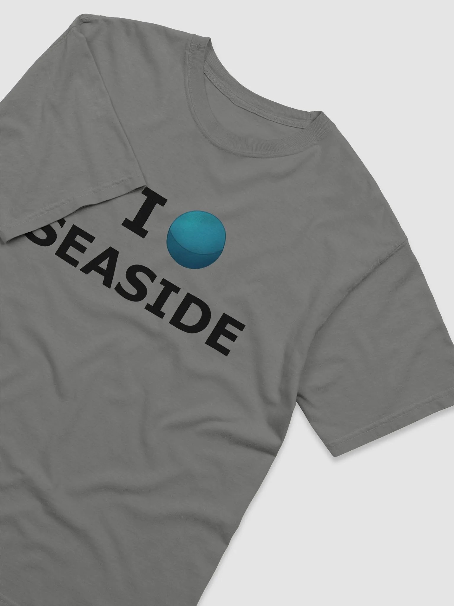 I <3 Seaside Shirt (Gray and White) product image (3)