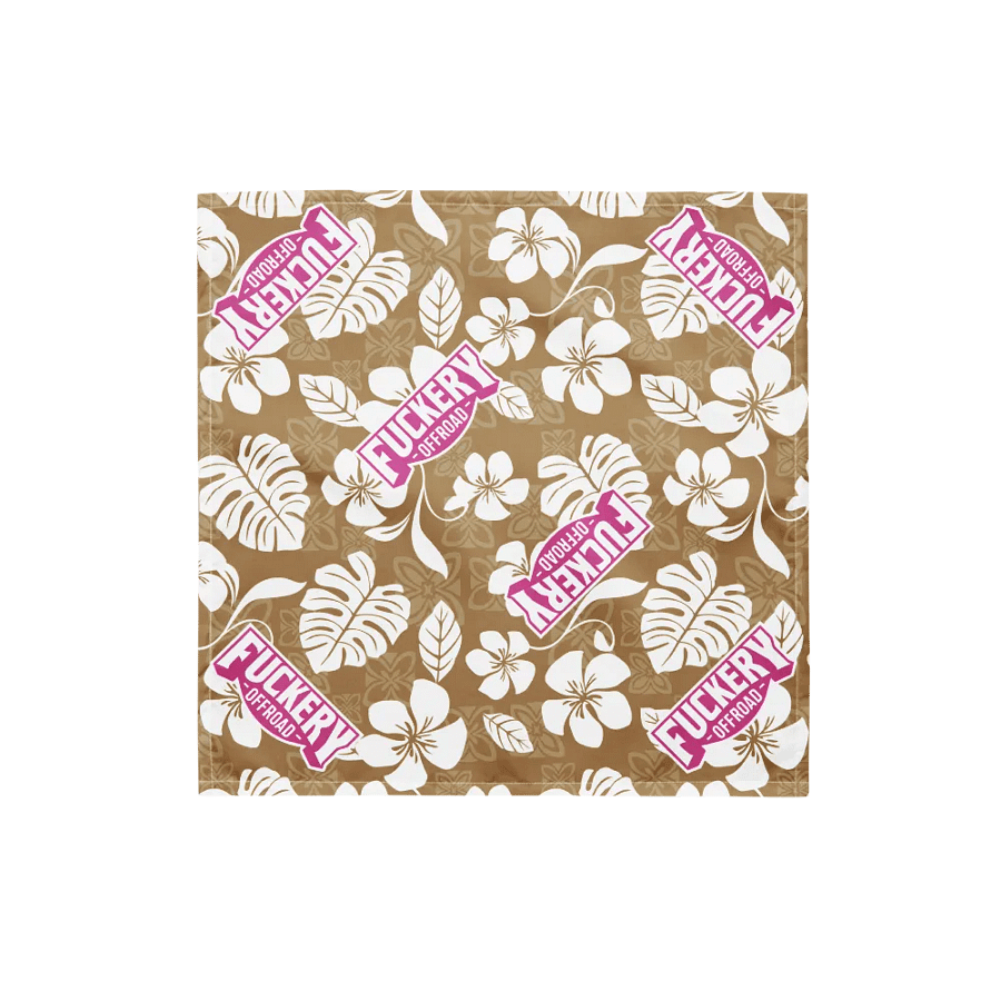 Fuckery Offroad Hawaiian Bandana - Tan product image (1)