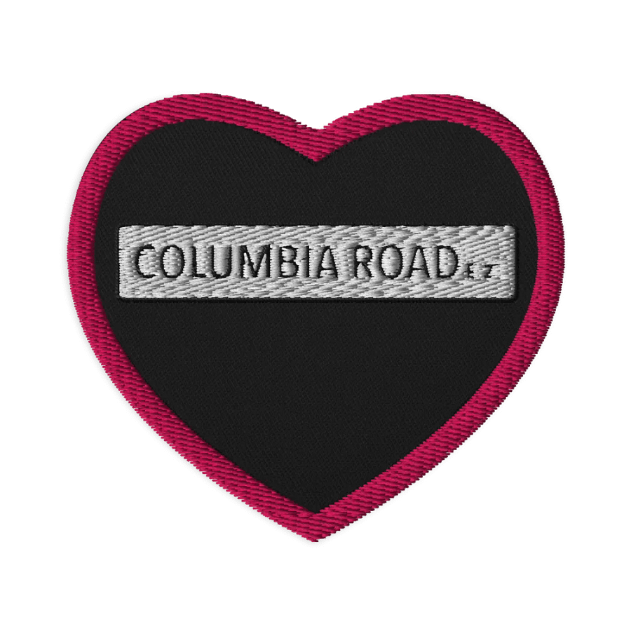 COLUMBIA ROAD E.2. Embroidered Patch (Pink/Heart) product image (1)