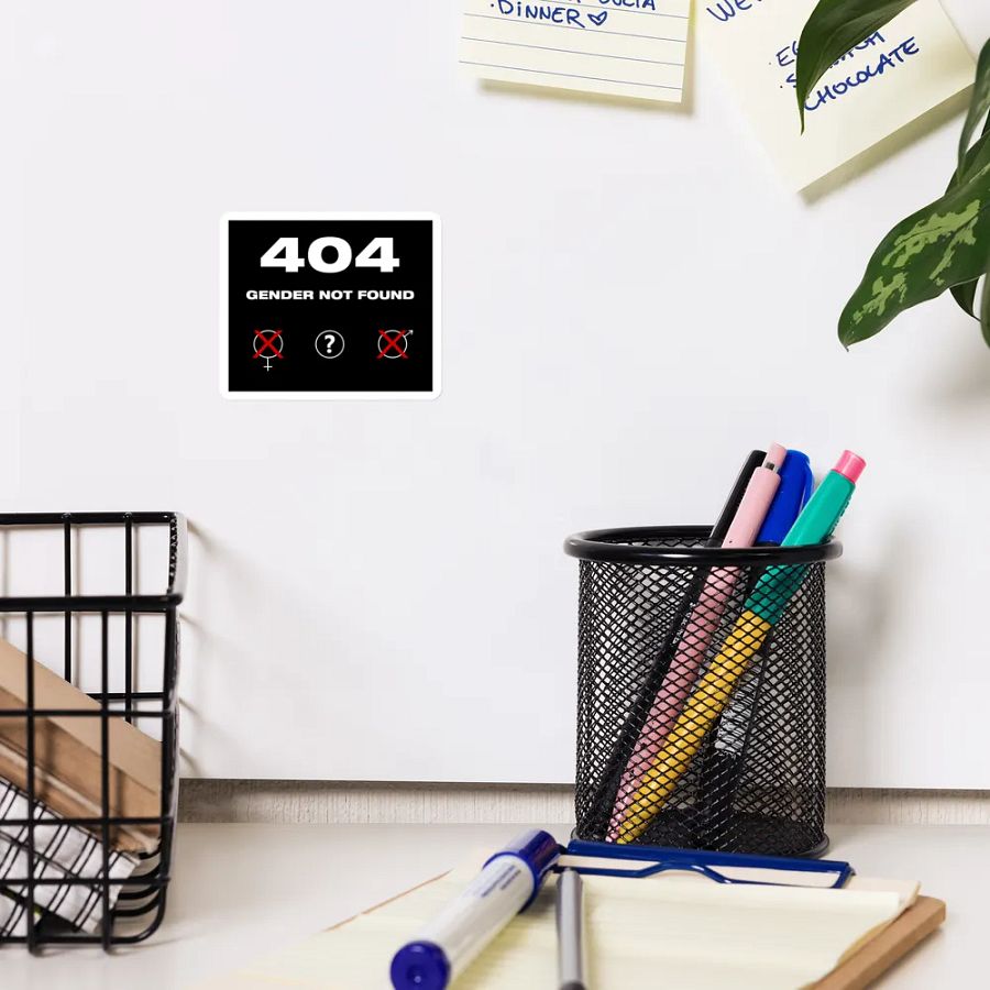404 Gender Not Found Magnet product image (10)