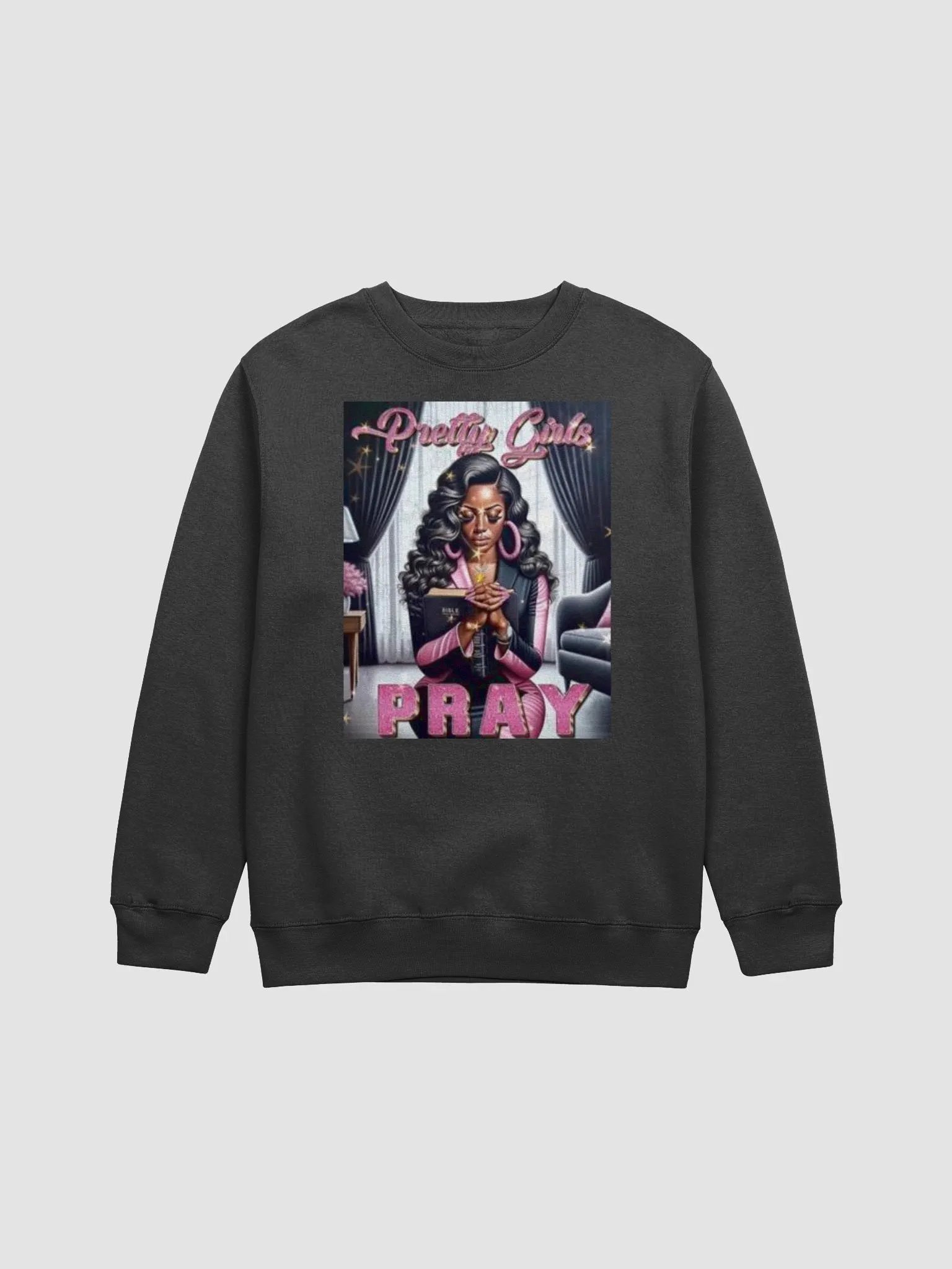 pretty girls pray sweater product image (2)