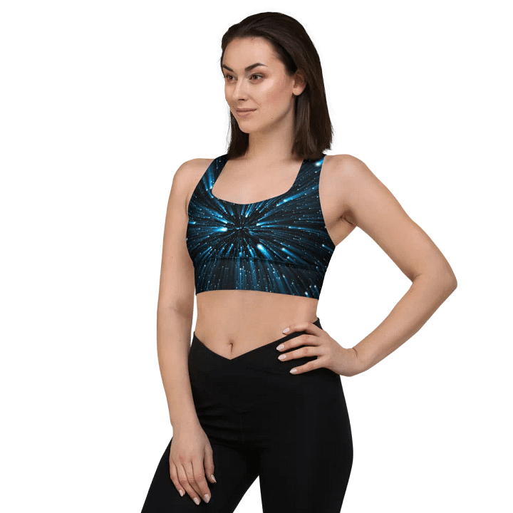 Hyperspace Journey Longline Sports Bra product image (1)
