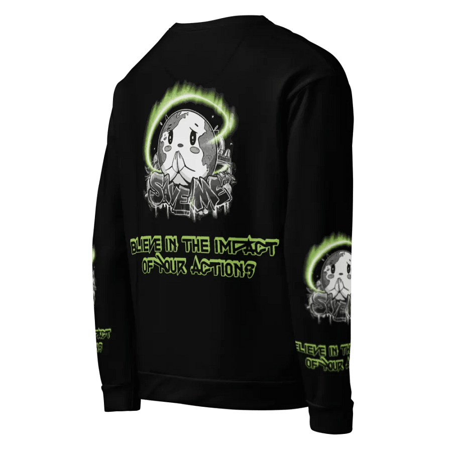 Save Me Recycled Unisex Sweatshirt – Wear Your Commitment product image (11)