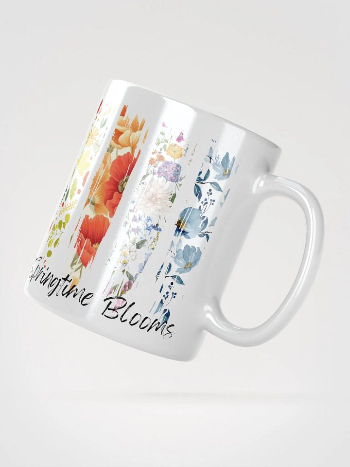 Springtime Blooms White Glossy Mug product image (4)