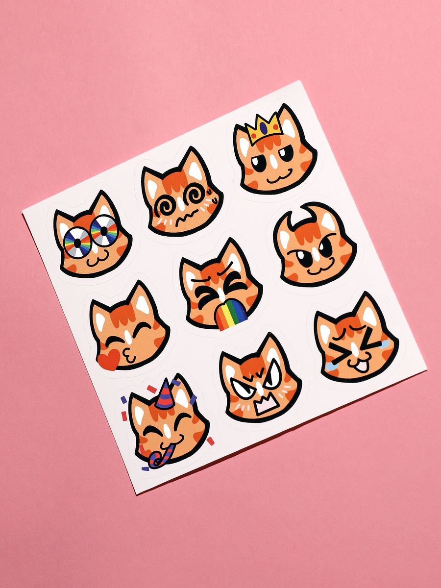 Zyler The Cat Stickers product image (1)