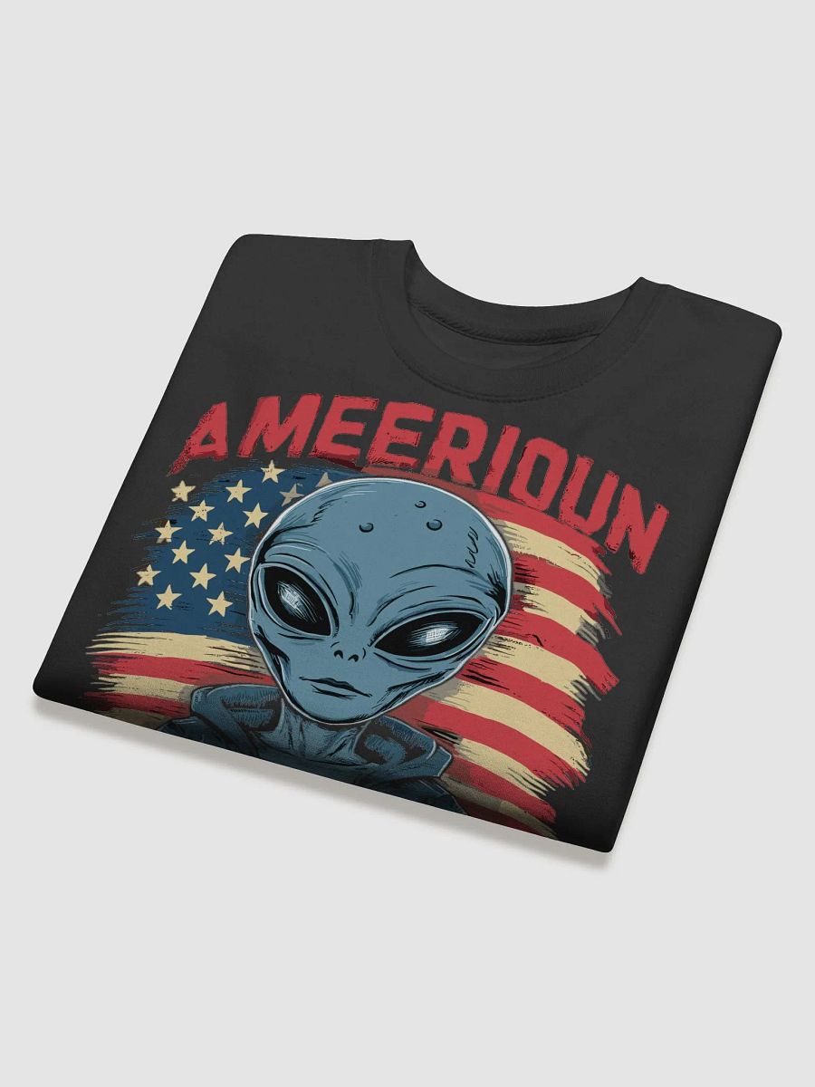 Novelty alien with American flag product image (4)