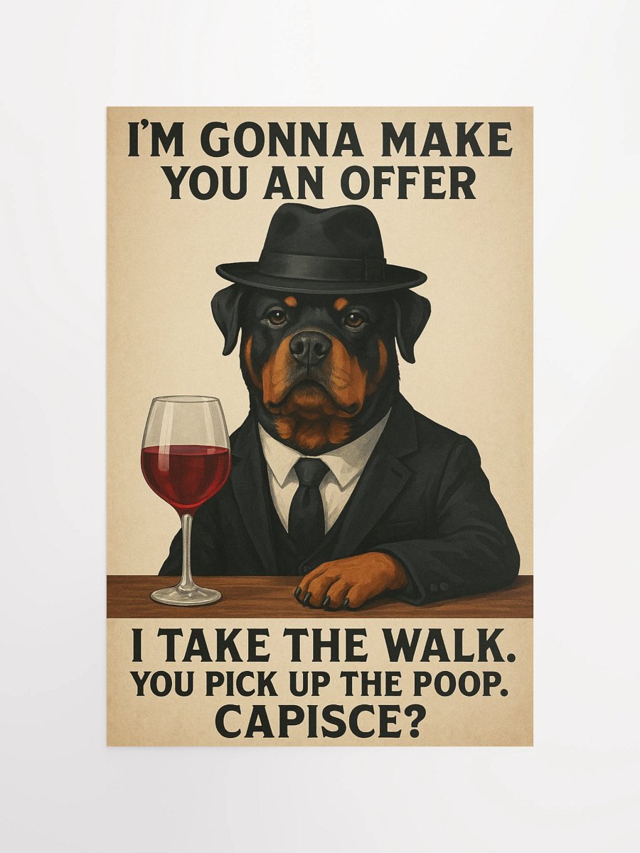 The Rottweiler Boss Poster product image (11)