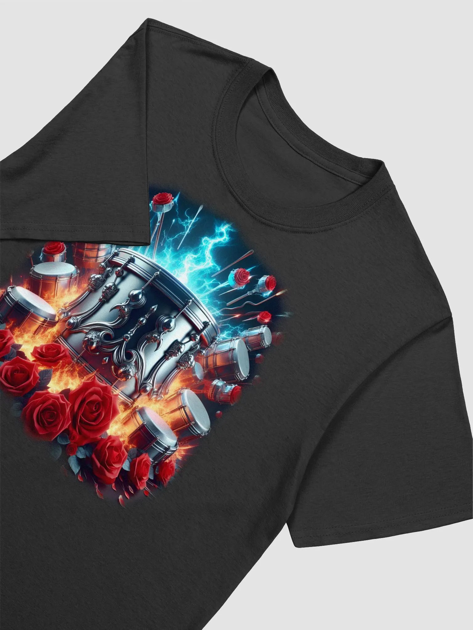 Rhythmic Inferno - Unisex Drum T-Shirt #7 product image (3)