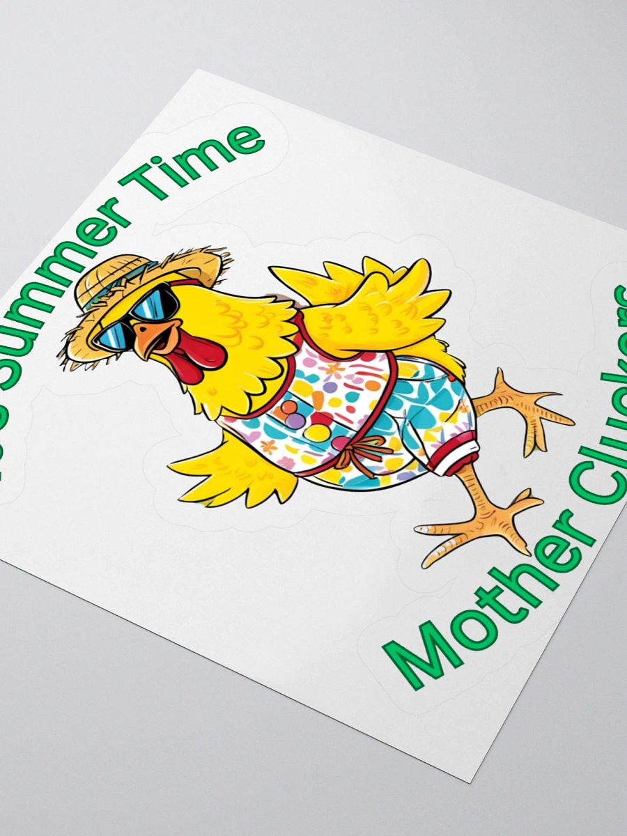 Summer Clucker Kiss Cut Stickers product image (7)