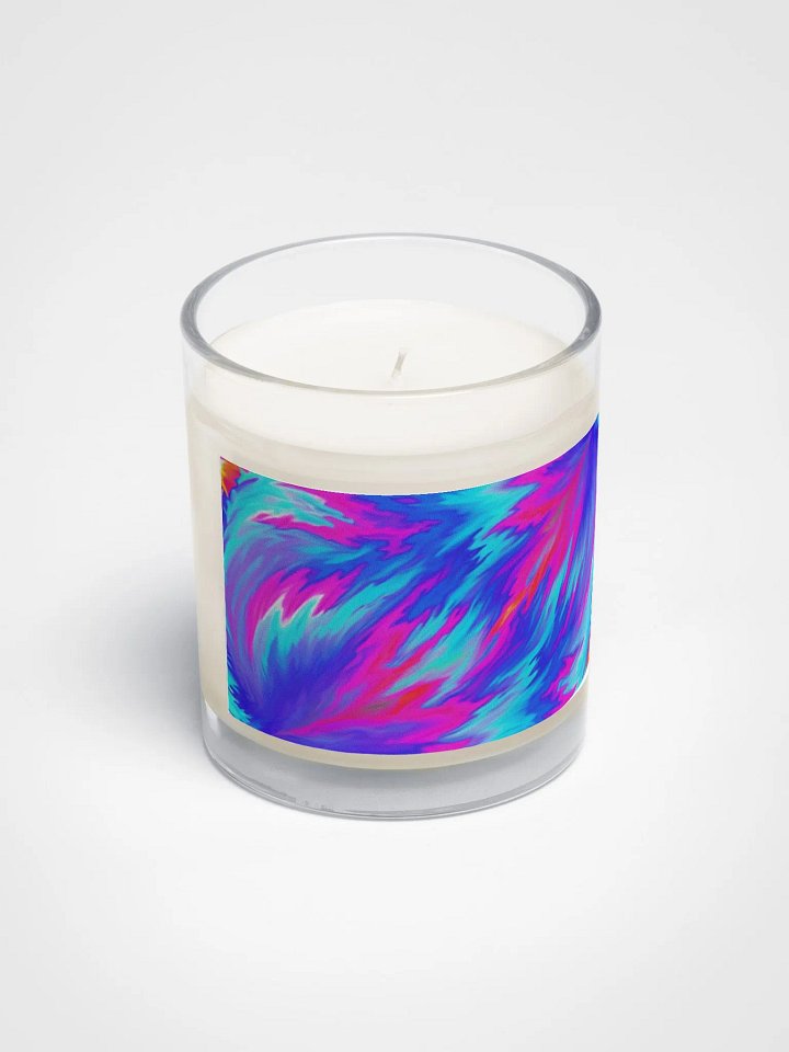 Marbled Rainbow Swirl IV Soy Wax Candle product image (2)