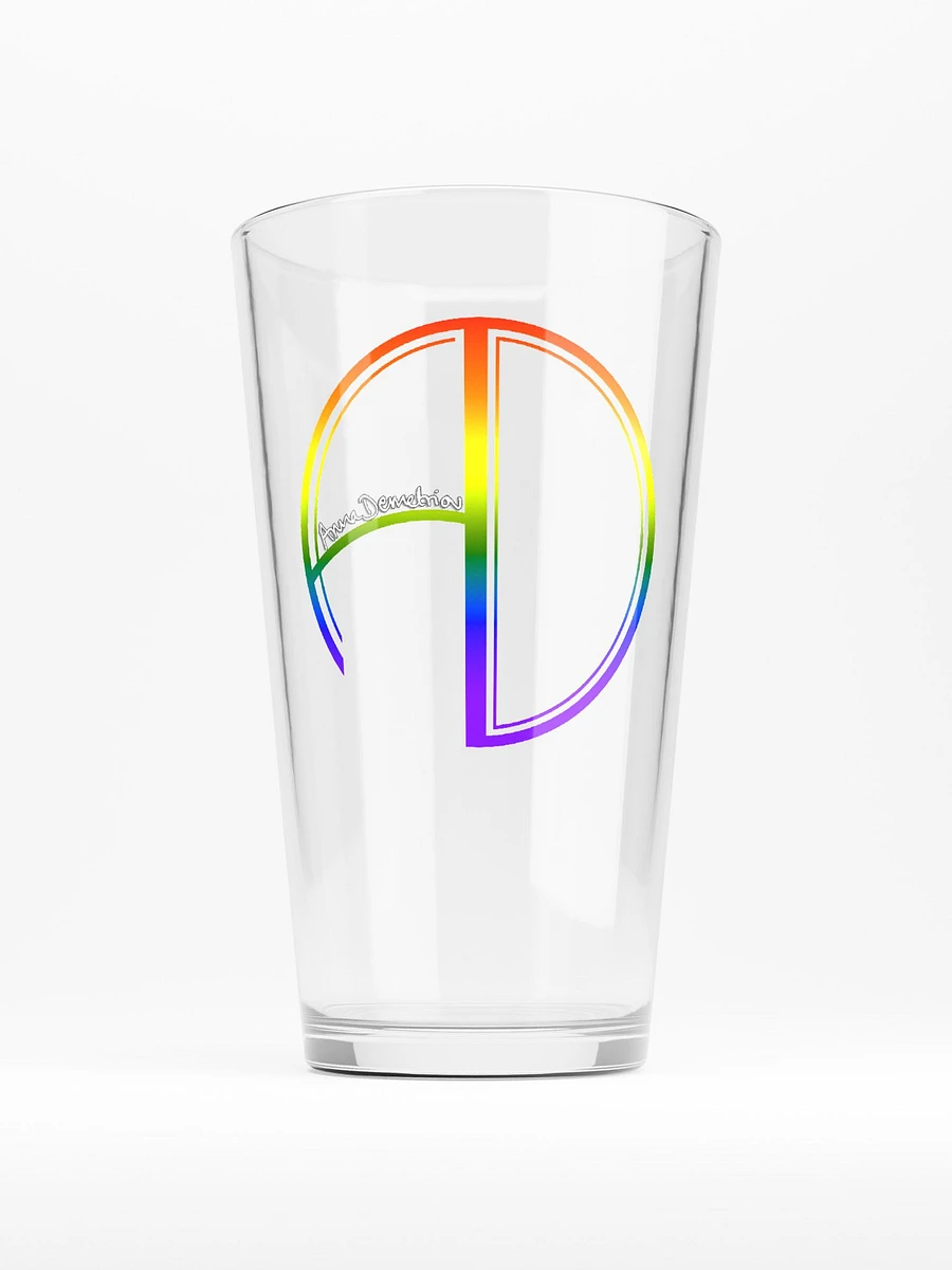 Rainbow Logo Pint Glass product image (1)