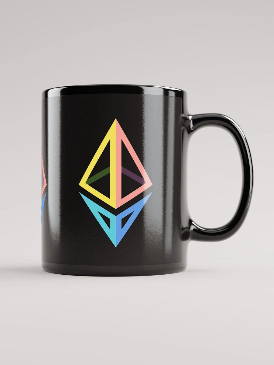 Ethereum Logo Black Mug product image (2)