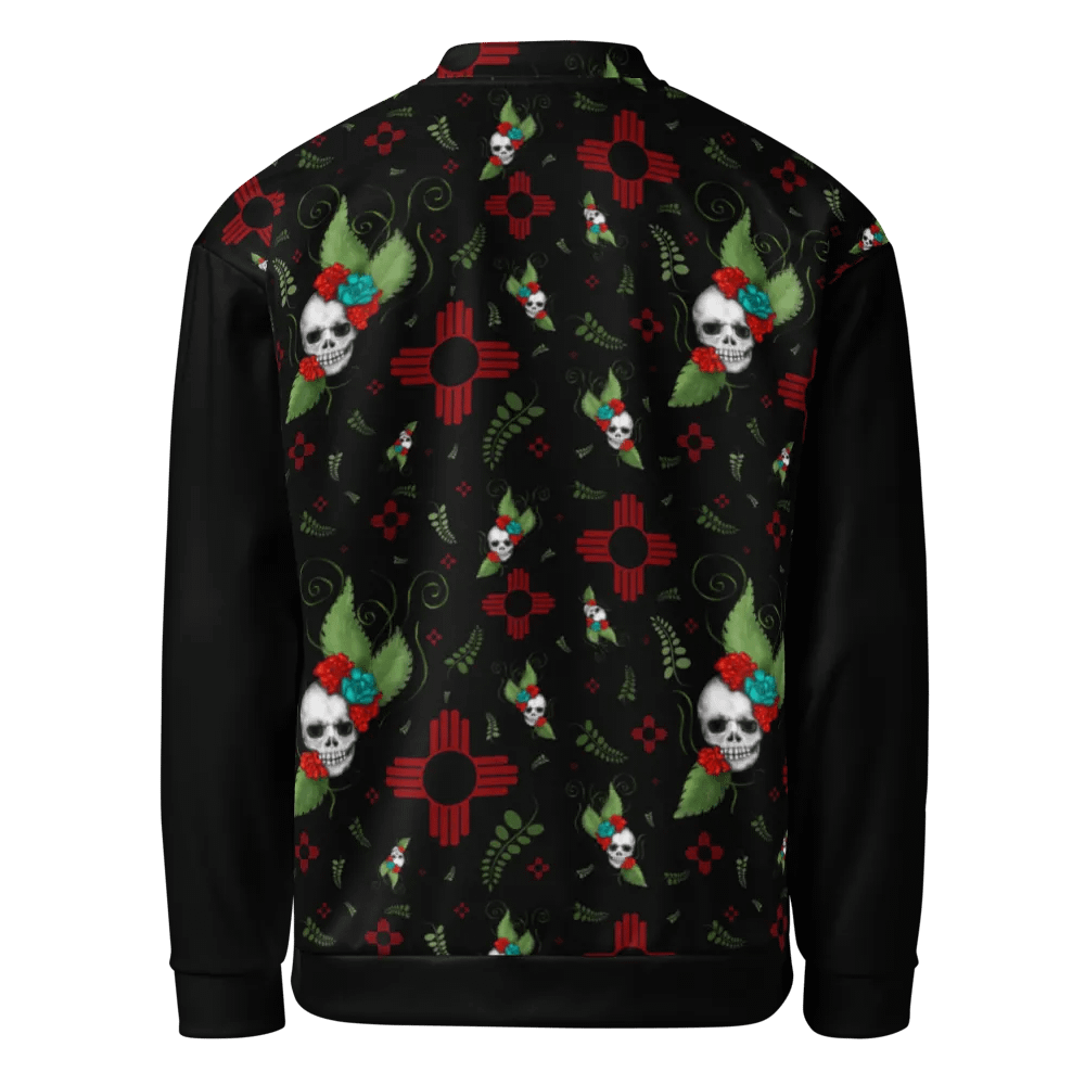 Floral Skulls Zia Bomber Jacket product image (6)