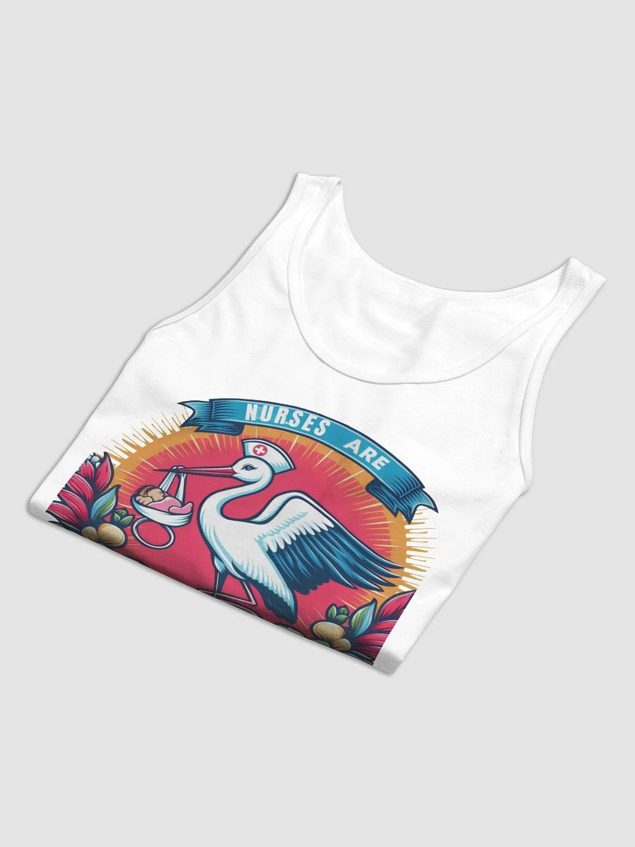 Born to Care Stork Nurse Jersey Tank product image (28)