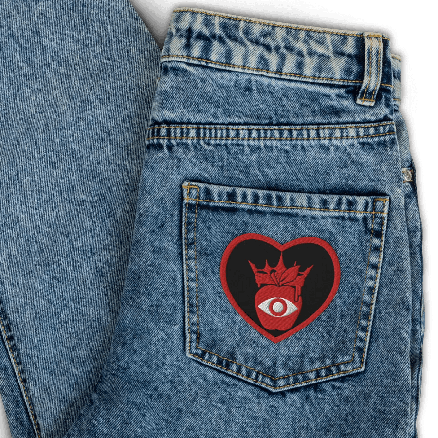 Crowned Apple (Red) ✦ Embroidered Patches product image (3)
