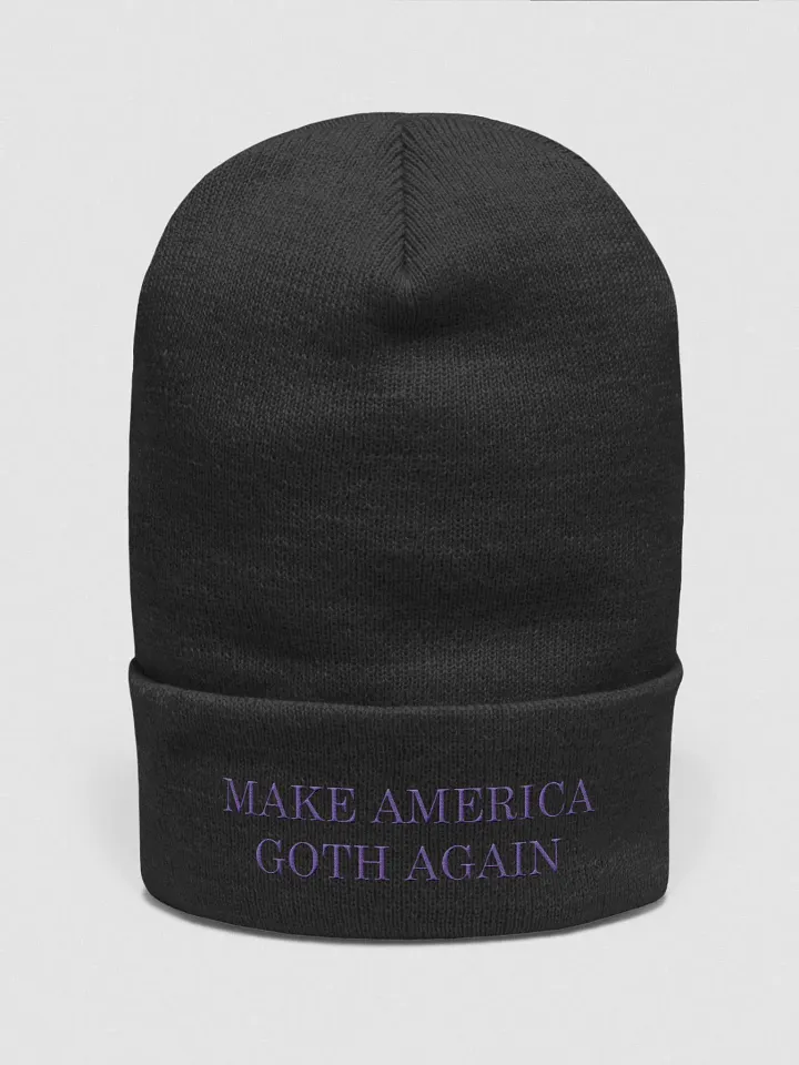 Make America Goth Again Beanie - Purple product image (1)
