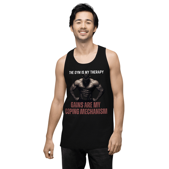 Gains Are My Coping Mechanism Tank Top product image (2)