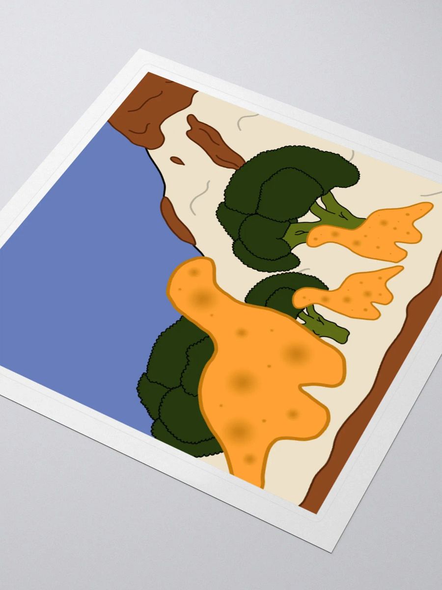 Landscape dino nug sticker product image (7)