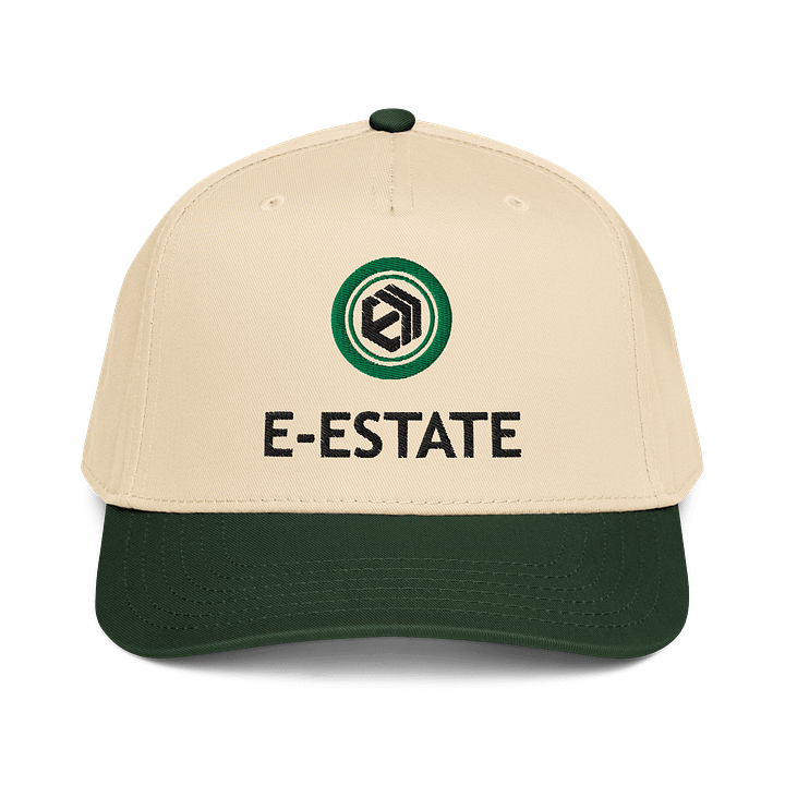 E-Estate Embroidered Logo Hat – Sand & Forest Edition product image (1)