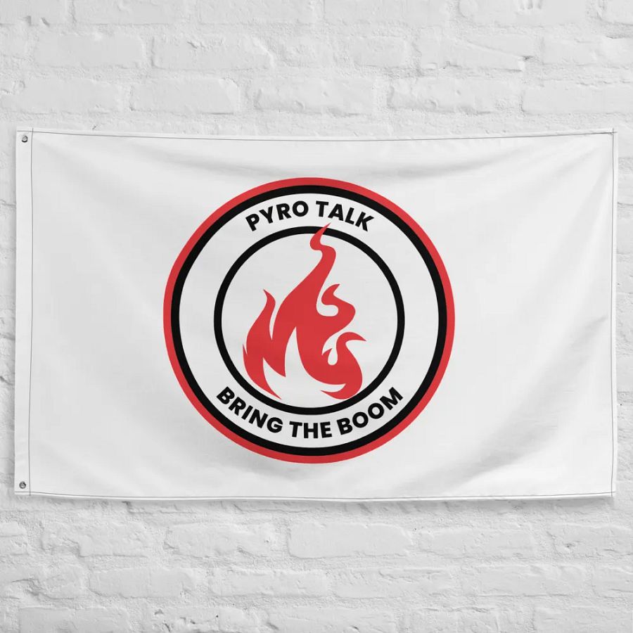 PyroTalk Logo Flag product image (10)