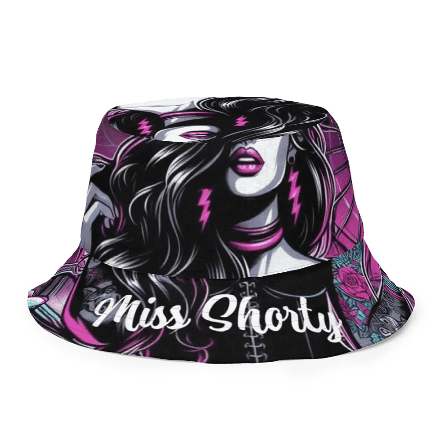 Reversible Bucket hat With Mysterious and Original Miss Shorty Logo product image (8)