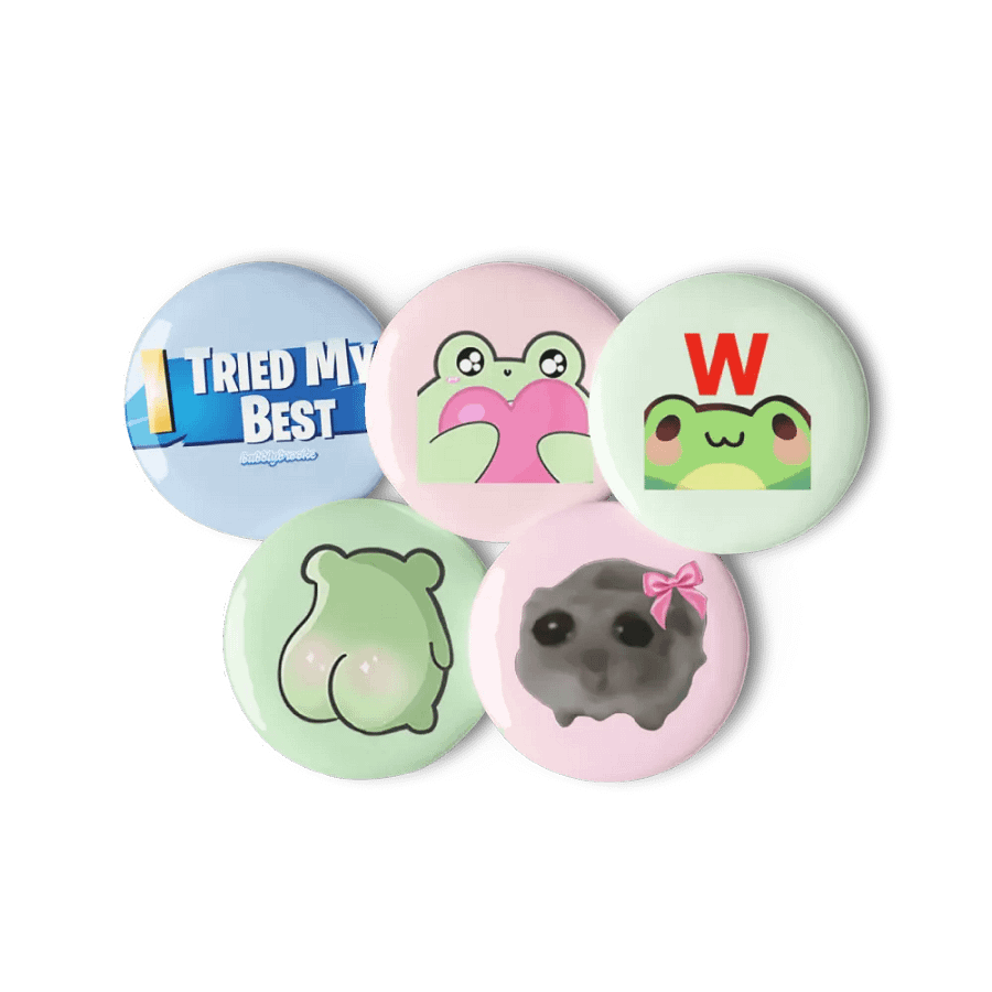 ADORB PIN BUTTON SET product image (11)