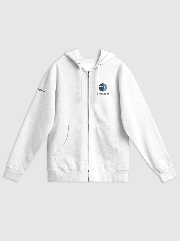 D-VELOPER Zip Up Hoodie light mode product image (1)