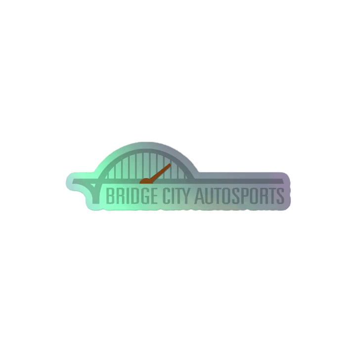BCA Silver/Orange Logo Holographic Kiss-Cut Holographic Sticker Sheet product image (2)
