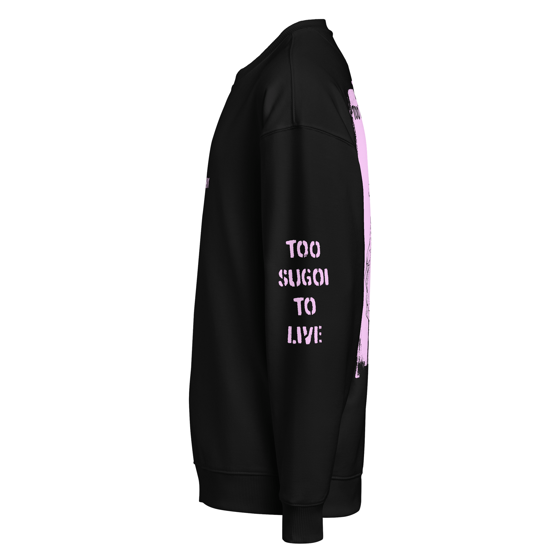 Too Sugoi/Too Kawaii Ink'd Nyan Oversized Sweatshirt product image (3)