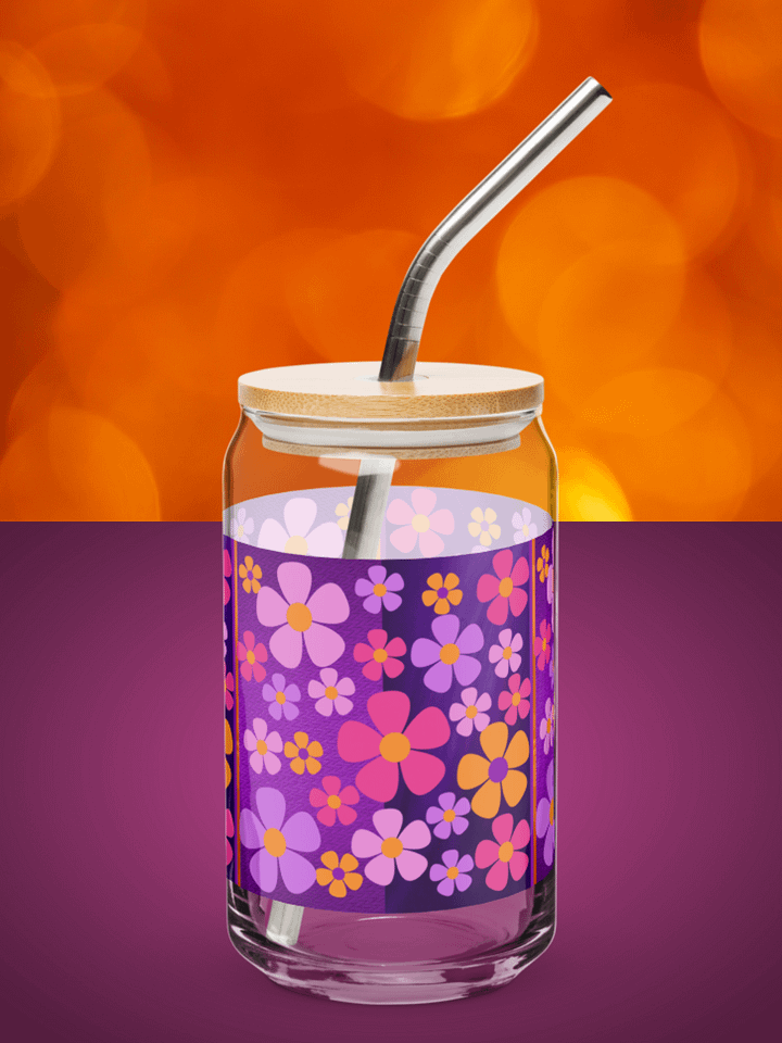 Blossom Burst Glass Tumbler product image (1)
