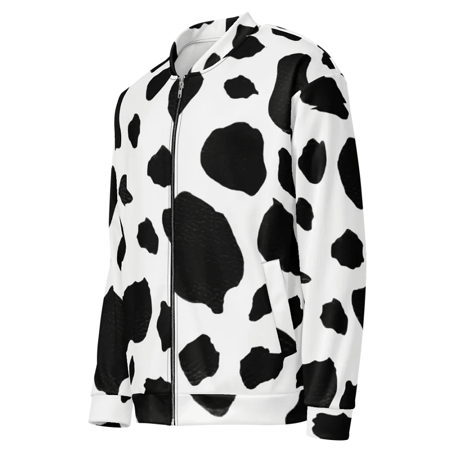 Unisex Cow Pattern Bomber Jacket – Design By Unik | Limited Edition (1,977 Pieces Worldwide) product image (3)