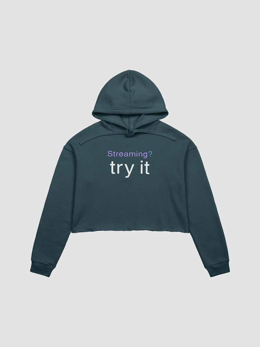 Try Streaming Cropped Hoodie product image (1)