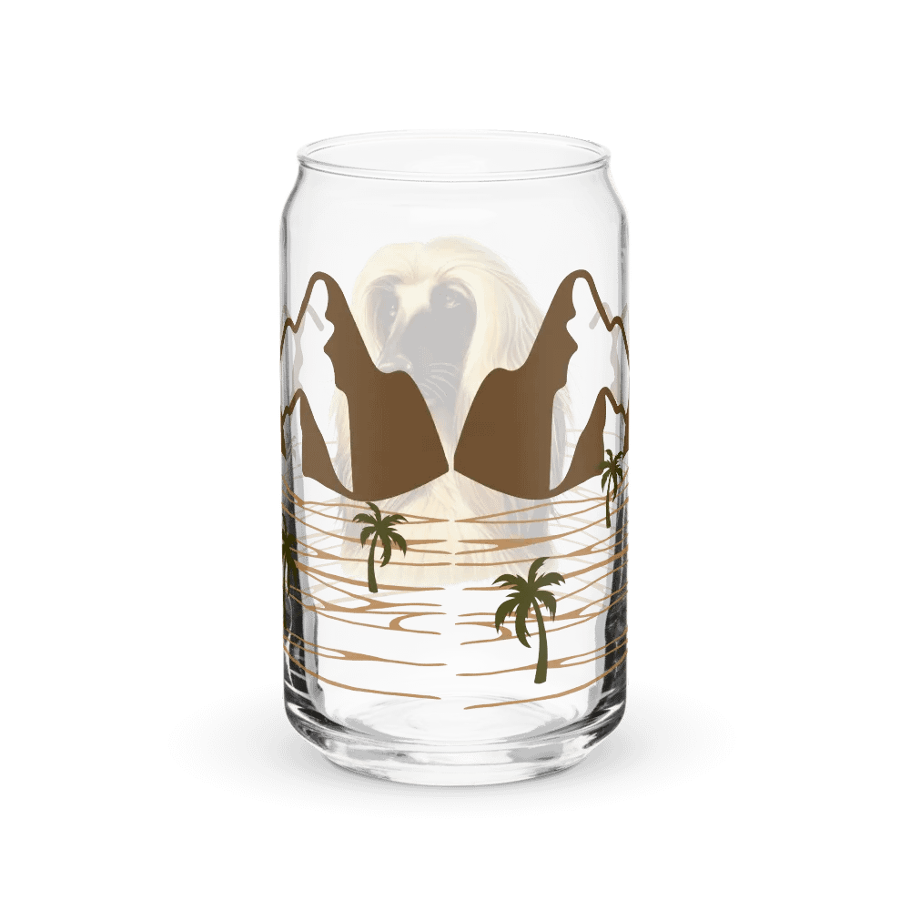 Ethereal Afghan hound Dreams Glass product image (38)