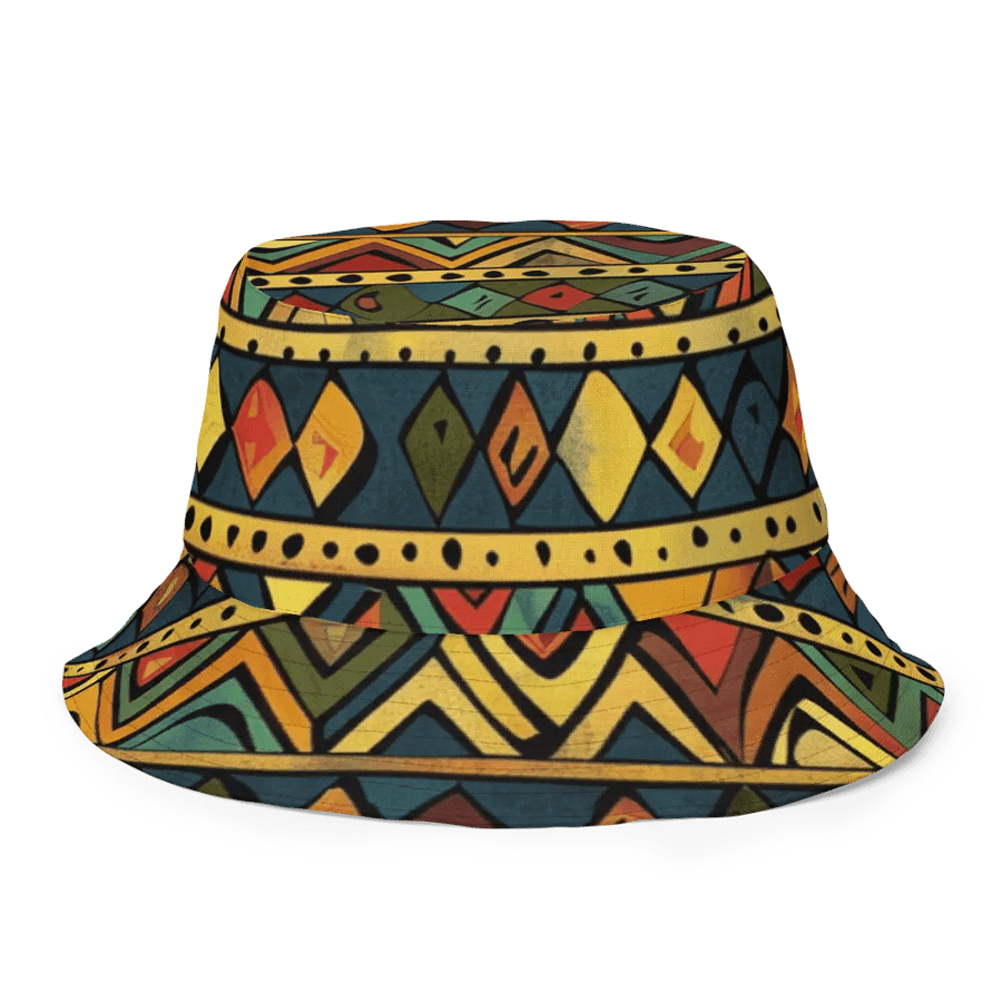 Double the Style: African Tribal Patterns Reversible Bucket Hat product image (2)