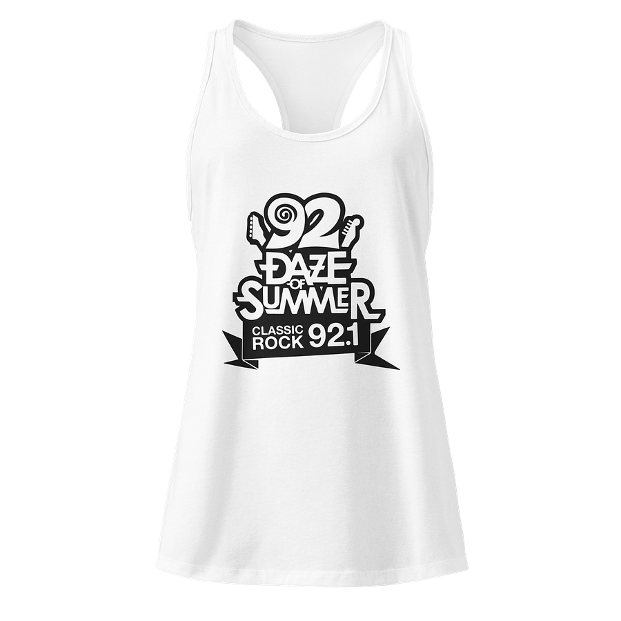 92 Daze of Summer Women's White Racerback Tank Top product image (1)