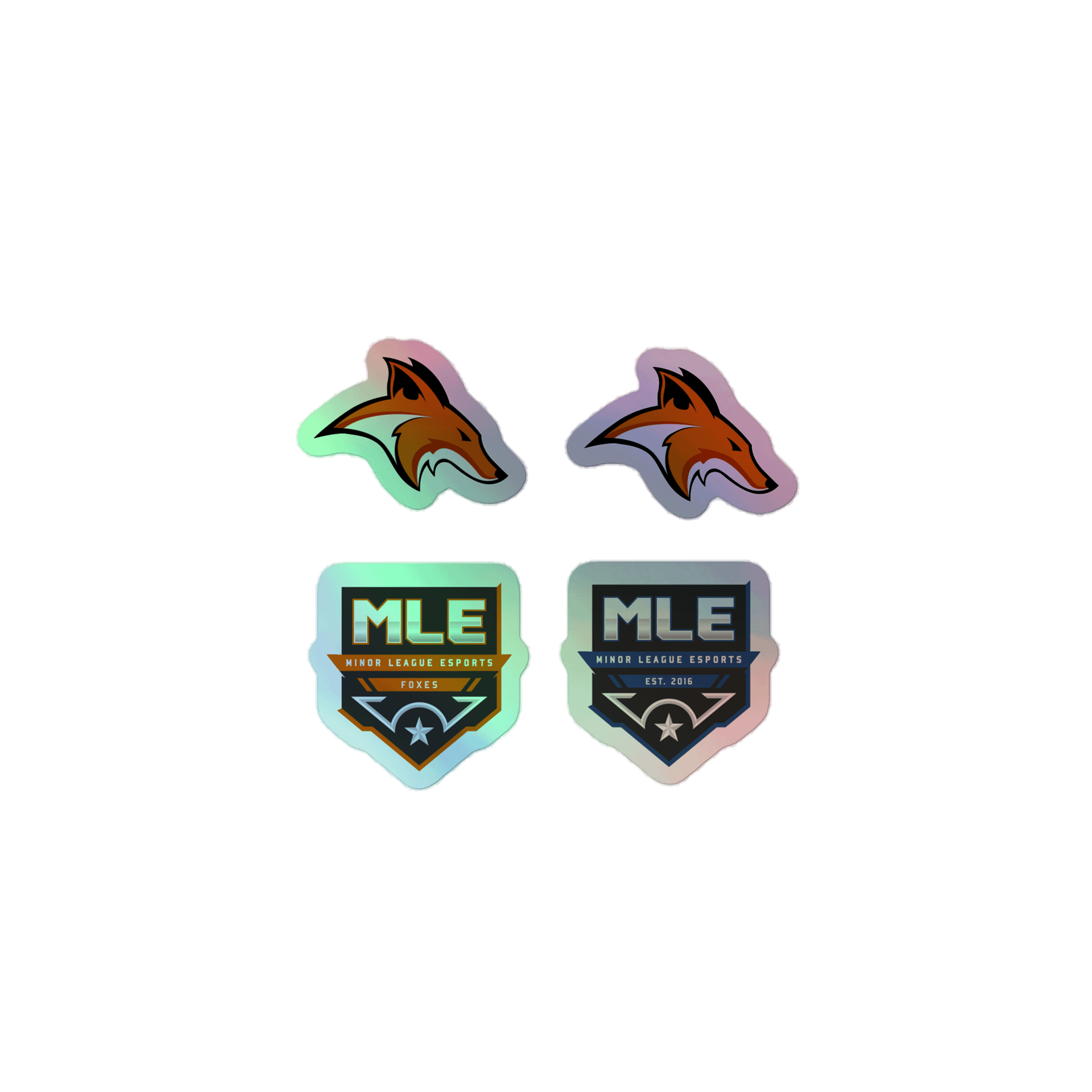 Foxes Holographic Sticker Sheet Set product image (1)