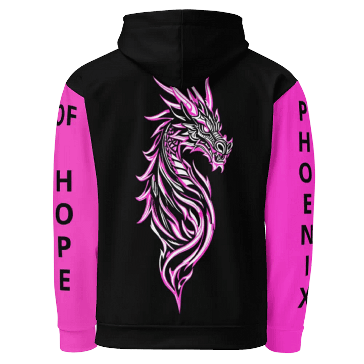 Midnight Black Phoenix of hope Hoodie product image (2)