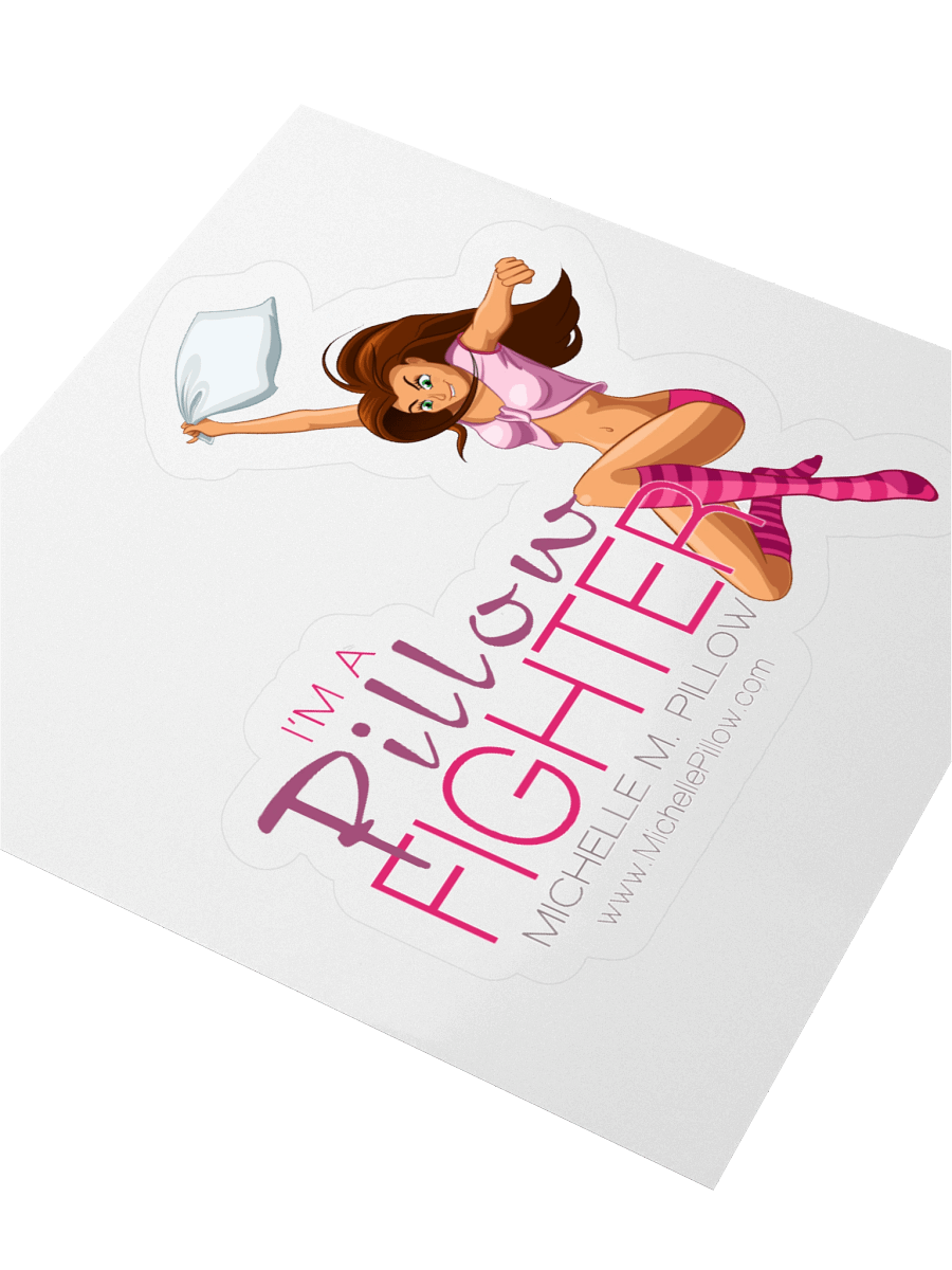 Pillow Fighter Kiss Cut Sticker product image (3)