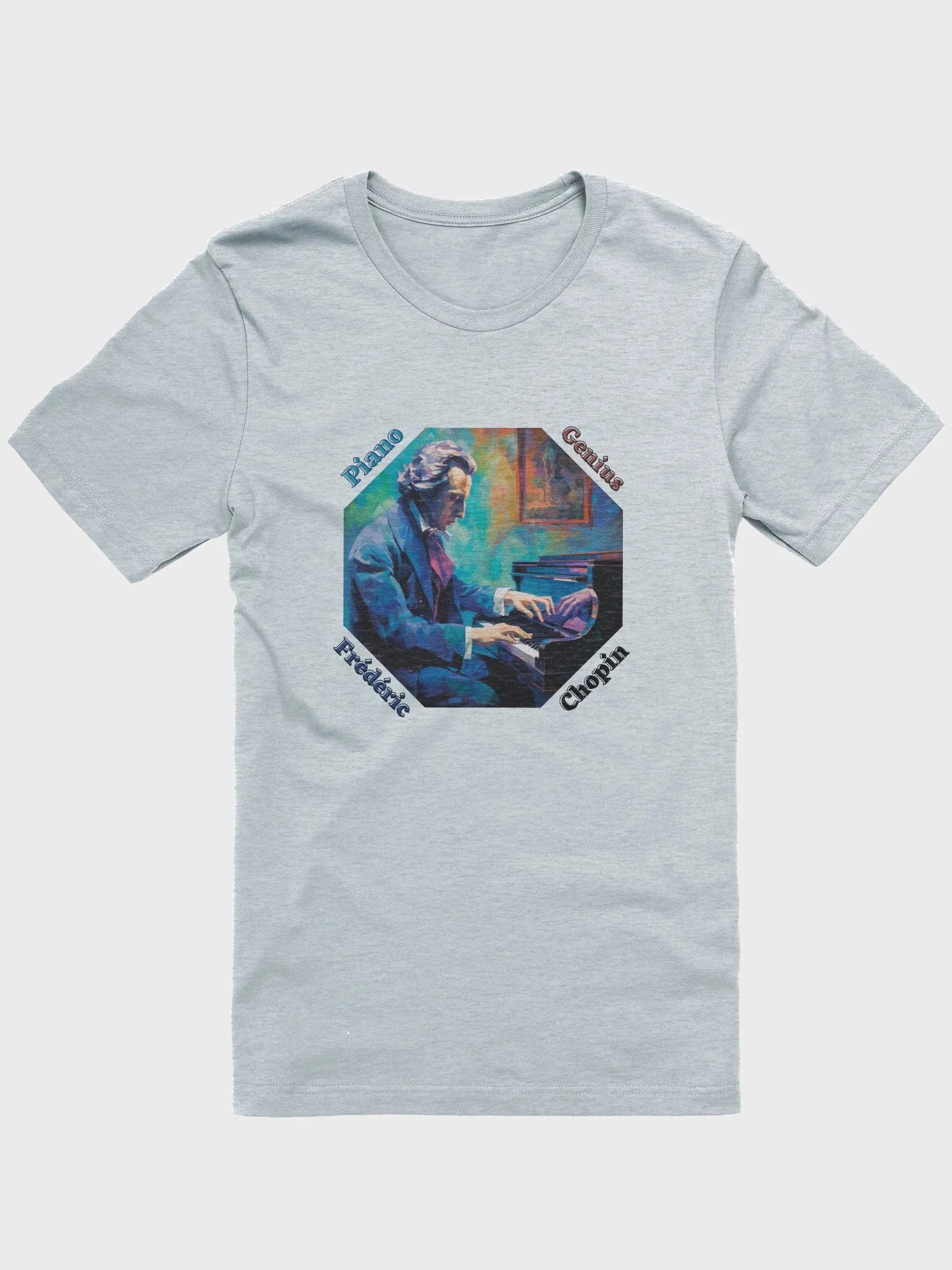 Frédéric Chopin [Playing Piano] - Piano Genius | T-Shirt product image (8)