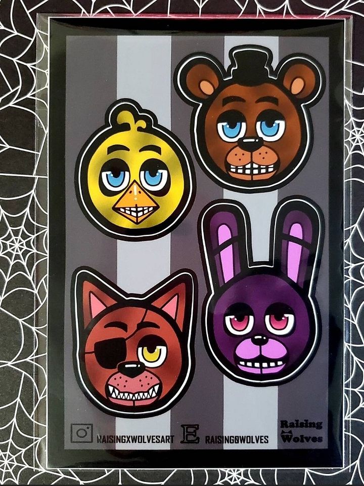 FNAF Sticker Sheet product image (1)