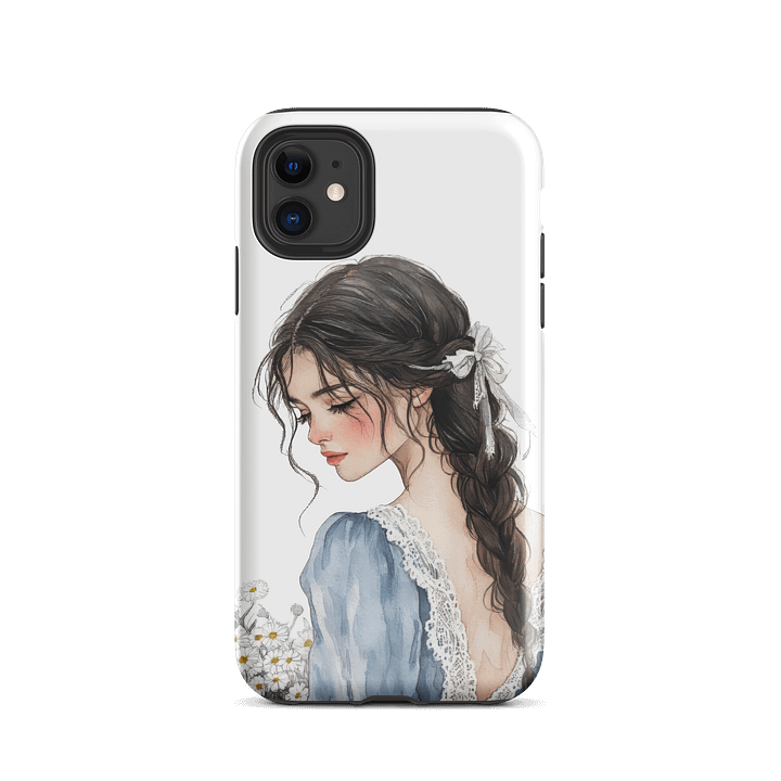 "Blue Lace Daydream" iPhone® Tough Case product image (55)
