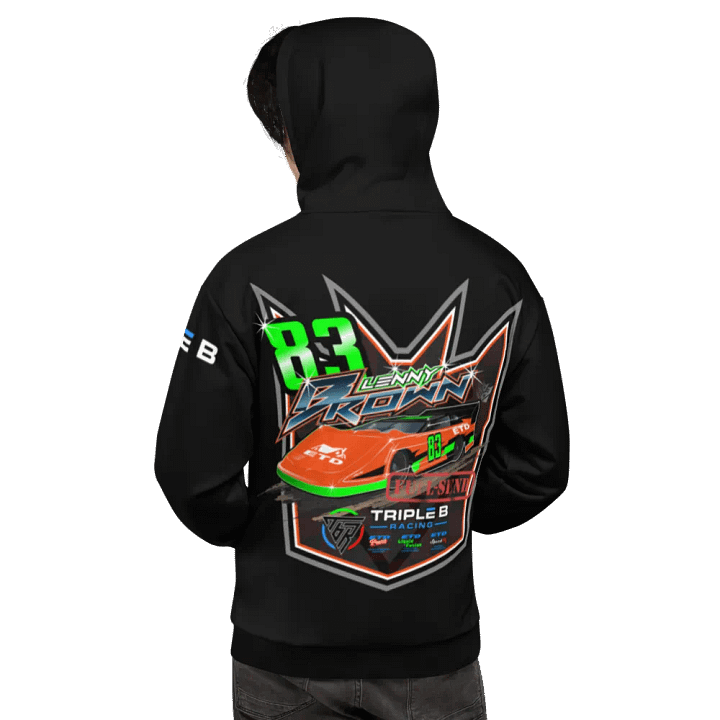 Lenny Brown Late Model Hoodie (Black) product image (1)