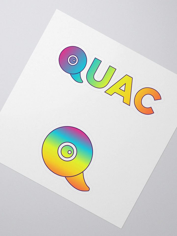 QUAC Pride Stickers product image (2)