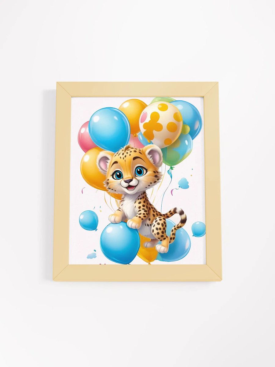 Cheetah Cub - Nursery Wall Art - Framed product image (1)
