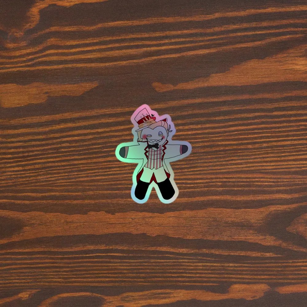 Gingerbread Lucifer Holo Sticker product image (5)