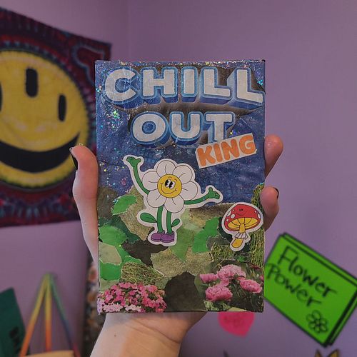 :) chill out, king :)
I love limiting myself in art, I didn't allow myself to use any paint on this canvas yet still make it ...