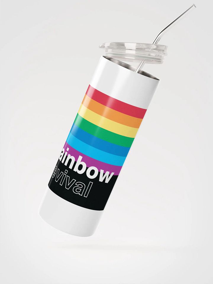 Rainbow Revival Tumbler Mug w/Straw product image (2)