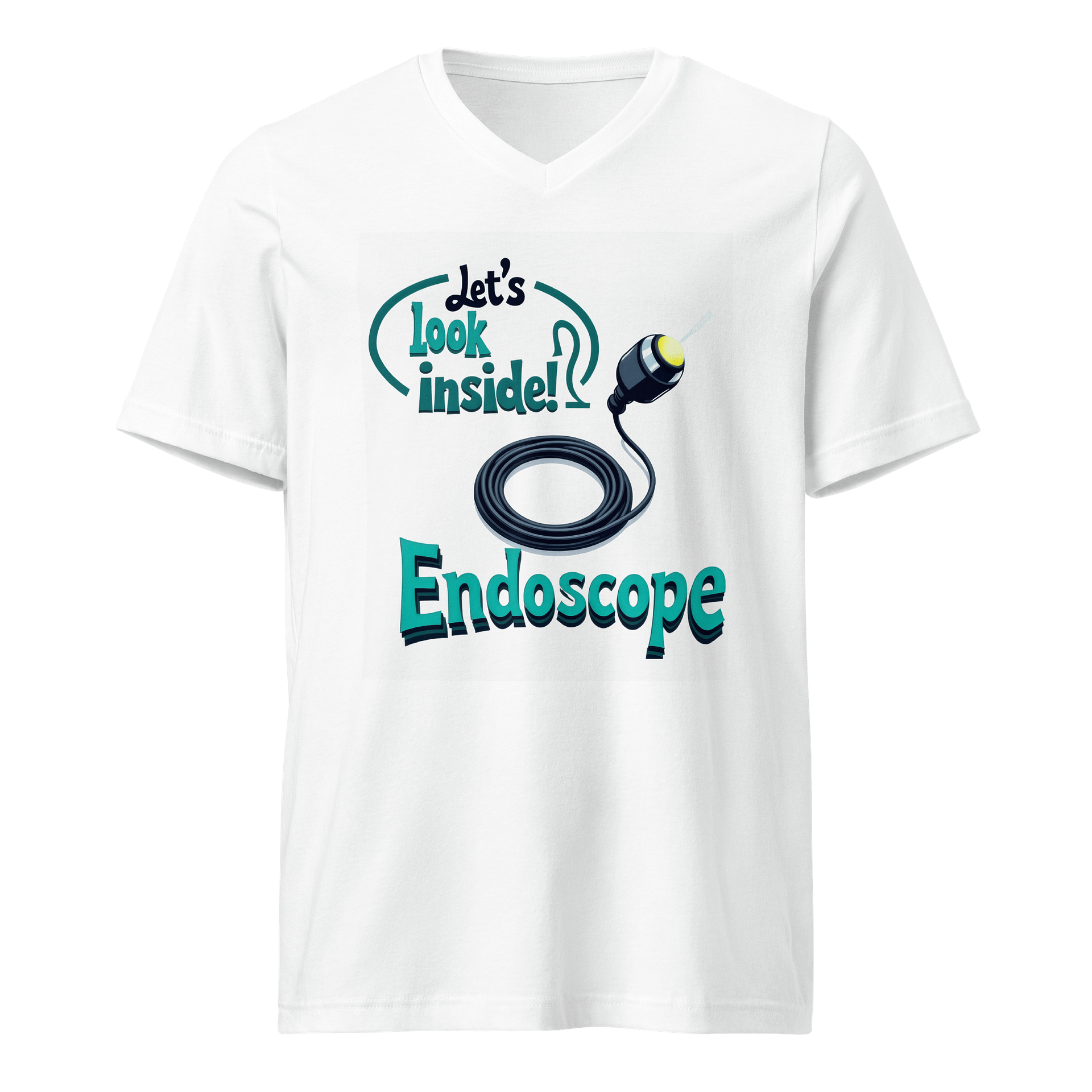 Explore Within: Endoscope Illustrated V-Neck Tee product image (1)