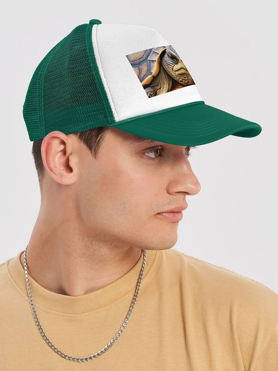 Timeless Wisdom: Tortoise Trucker Hat for Patience & Progress product image (22)