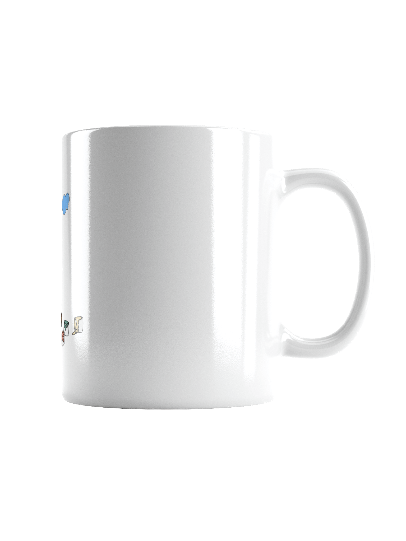 Dalmatian Splash Mug – White Ceramic product image (3)